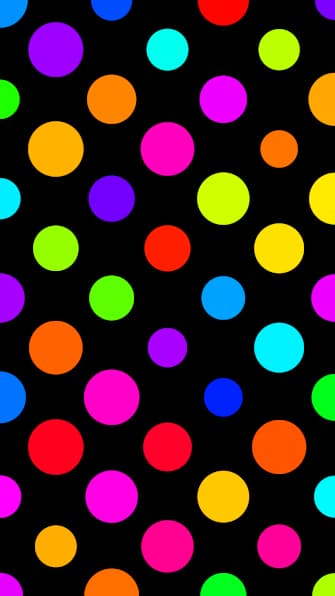 Big Neon polka dots iphone wallpaper hd Big Neon polka dots iphone wallpaper hd