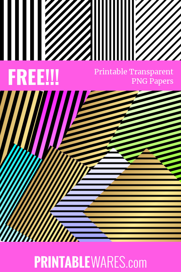 Free Black and White Striped Background Papers