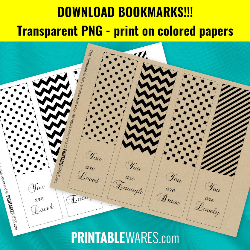 Cool Bookmark Templates to Print Cool Bookmark Templates to Print